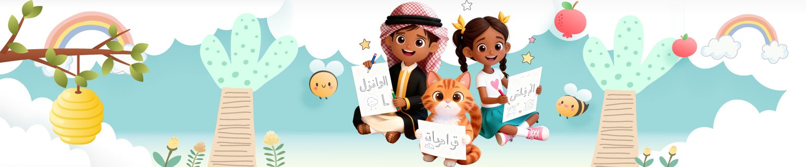 قسم لغتي العربية الجميلة من منصة فلومستر كيدز العالمية