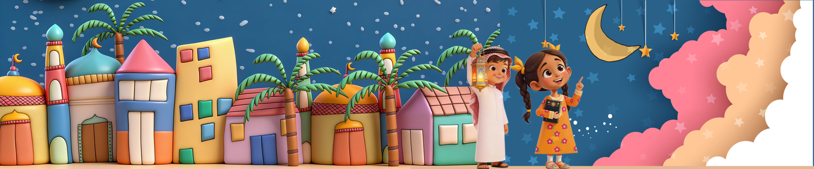 فلومستر كيدز البانر الرئيسي للمنصة التعليمية باللغة العربية