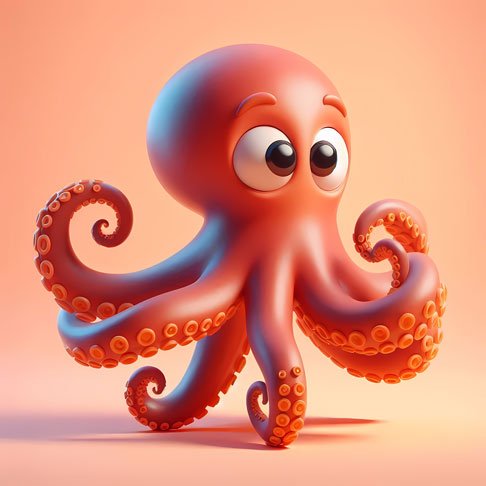 لعبة لصق الدوائر التفاعلية من قسم العابي في منصة فلومستر كيدز التعليمية منصة العائلة العربية والاسلامية هيا نتعرف عى الاخطبوط